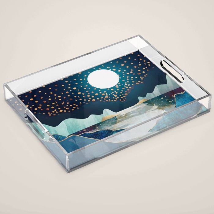Moon Glow - Horizontal  Acrylic Tray Gallery Image 1