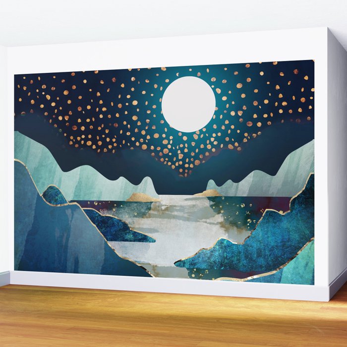 Moon Glow - Horizontal  Wall Mural Gallery Image 2
