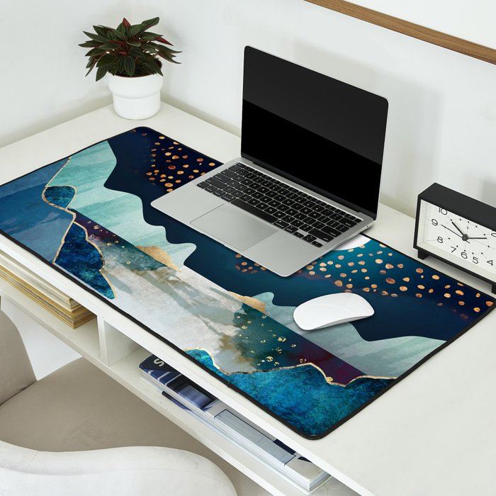 Moon Glow - Horizontal  Desk Mat Gallery Image 2