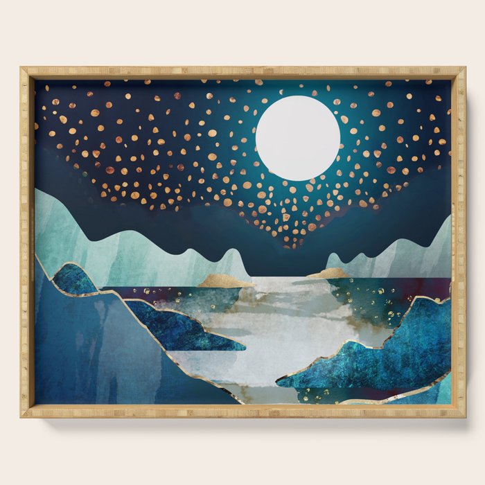 Moon Glow - Horizontal  Serving Tray Gallery Image 1