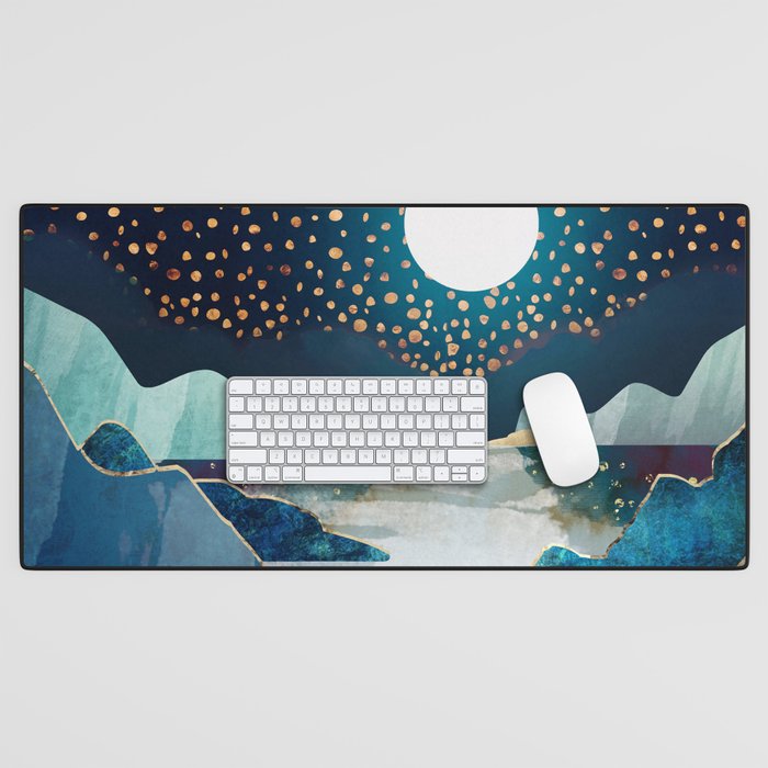 Moon Glow - Horizontal  Desk Mat Gallery Image 1