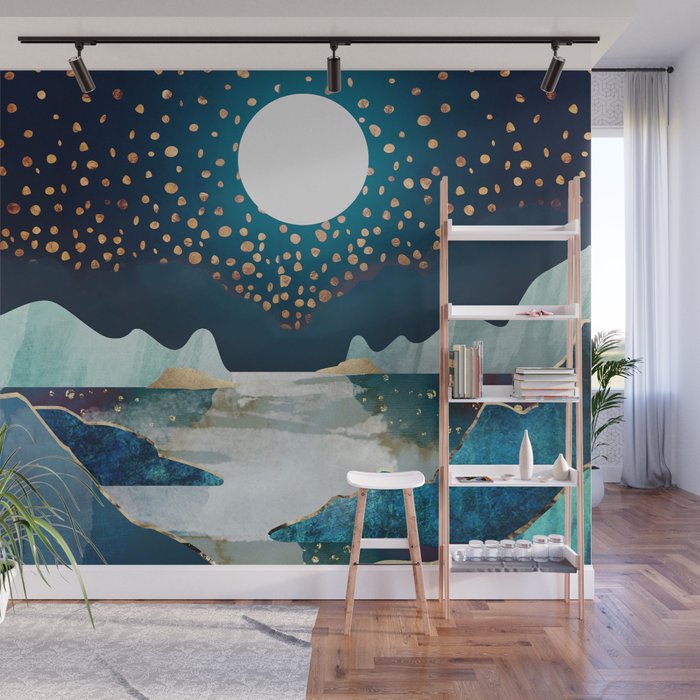 Moon Glow - Horizontal  Wall Mural Gallery Image 1