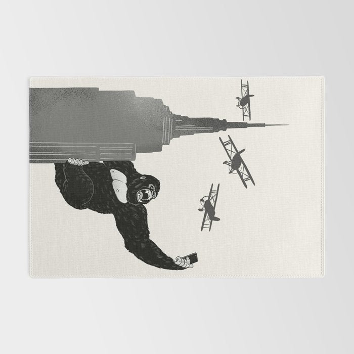 Selfie King Kong Rug Gallery Image 2