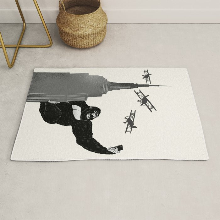 Selfie King Kong Rug Gallery Image 1