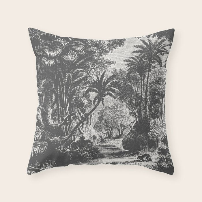 Indian Jungle Throw Pillow Gallery Image 6