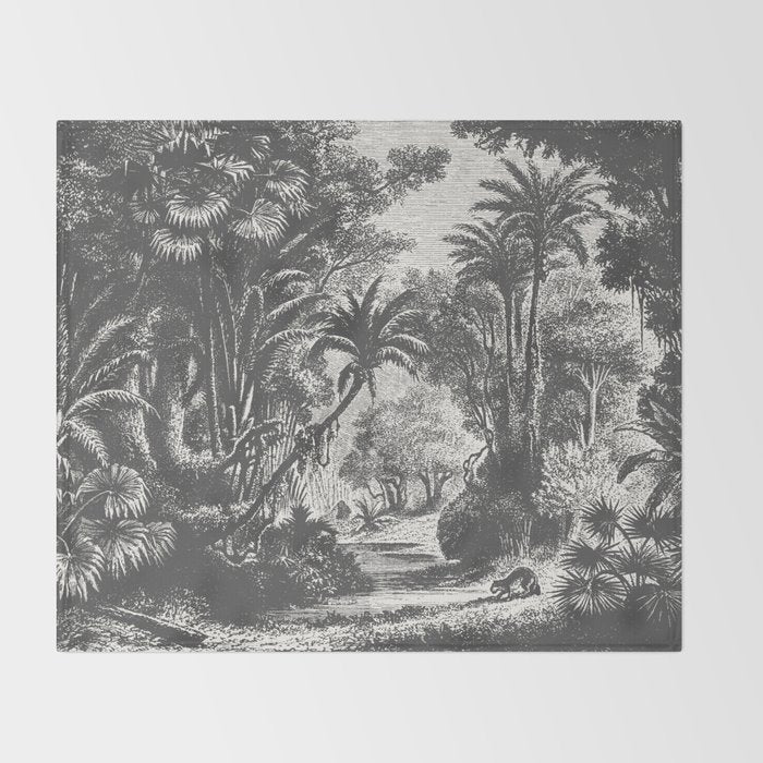 Indian Jungle Throw Blanket Gallery Image 2