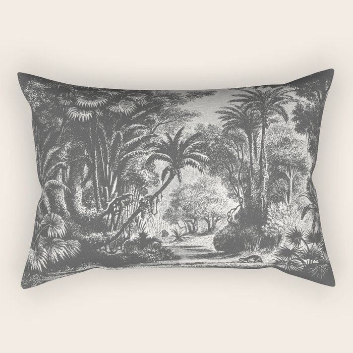 Indian Jungle Rectangular Pillow Gallery Image 2