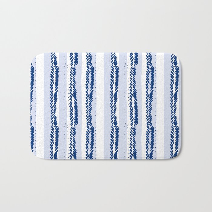 Nautical Lines Bath Mat Gallery Image 1