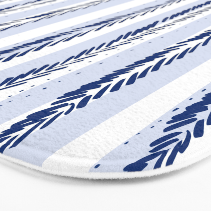 Nautical Lines Bath Mat Gallery Image 3