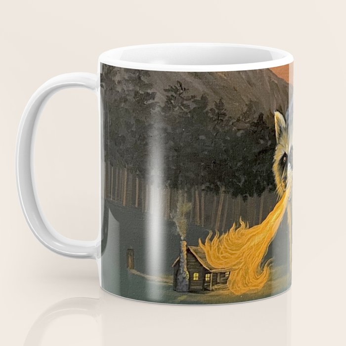 Fire Breathing Raccoon Coffee Mug Gallery Image 3