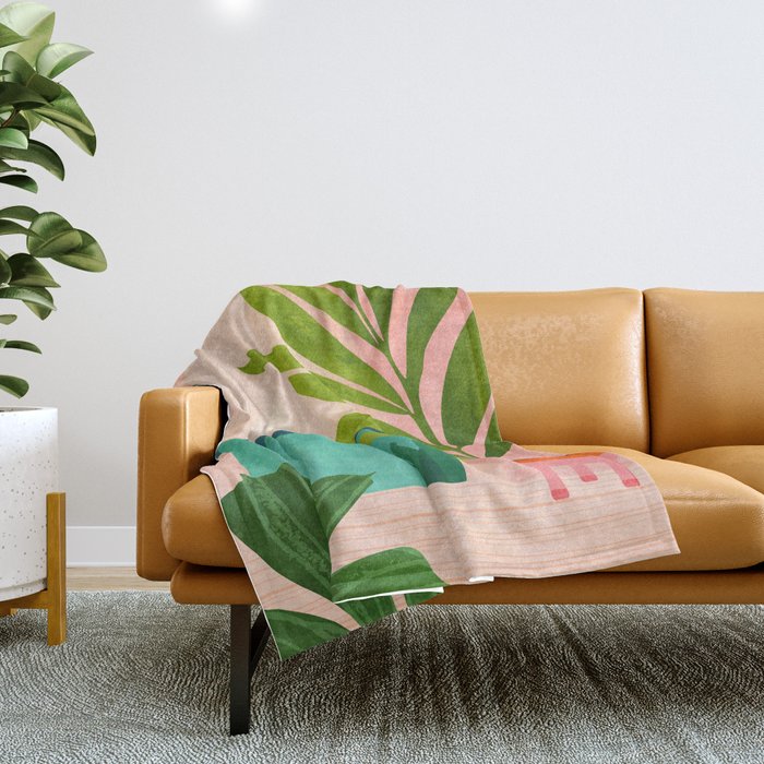Summer Vacation Throw Blanket Gallery Image 1