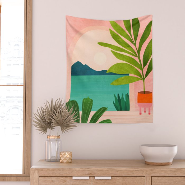 Summer Vacation Wall Tapestry Gallery Image 2