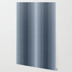 Gradient Arch II Natural Blue Mid Century Modern Rainbow Wallpaper Gallery Image 2
