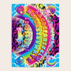 1997 Neon Rainbow Spirit Board Poster Gallery Image 4