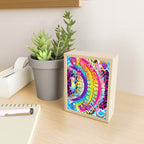1997 Neon Rainbow Spirit Board Mini Art Print Gallery Image 2