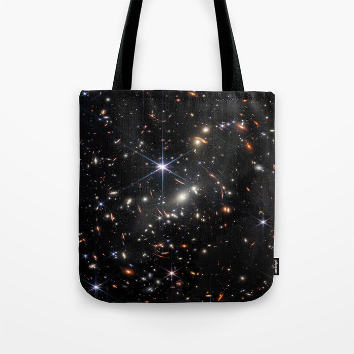 James Webb's First Deep Field (James Webb/JWST) â space poster Tote Bag Gallery Image 1