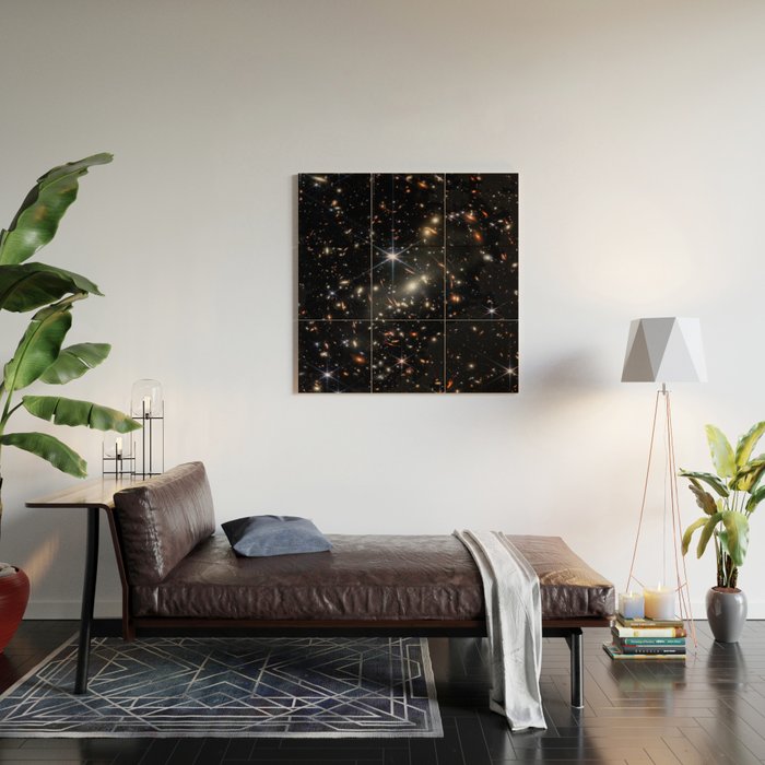 James Webb's First Deep Field (James Webb/JWST) â space poster Wood Wall Art Gallery Image 2