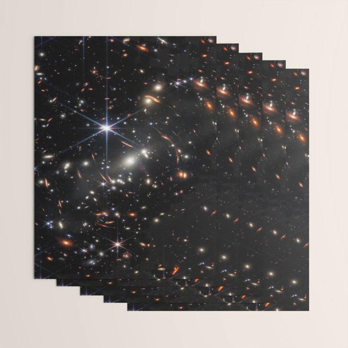 James Webb's First Deep Field (James Webb/JWST) â space poster Wrapping Paper Gallery Image 3