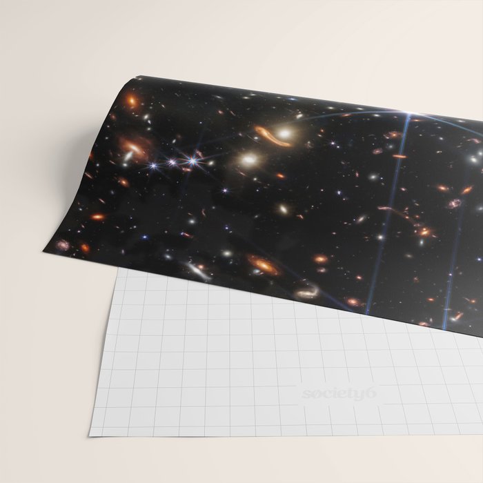 James Webb's First Deep Field (James Webb/JWST) â space poster Wrapping Paper Gallery Image 2