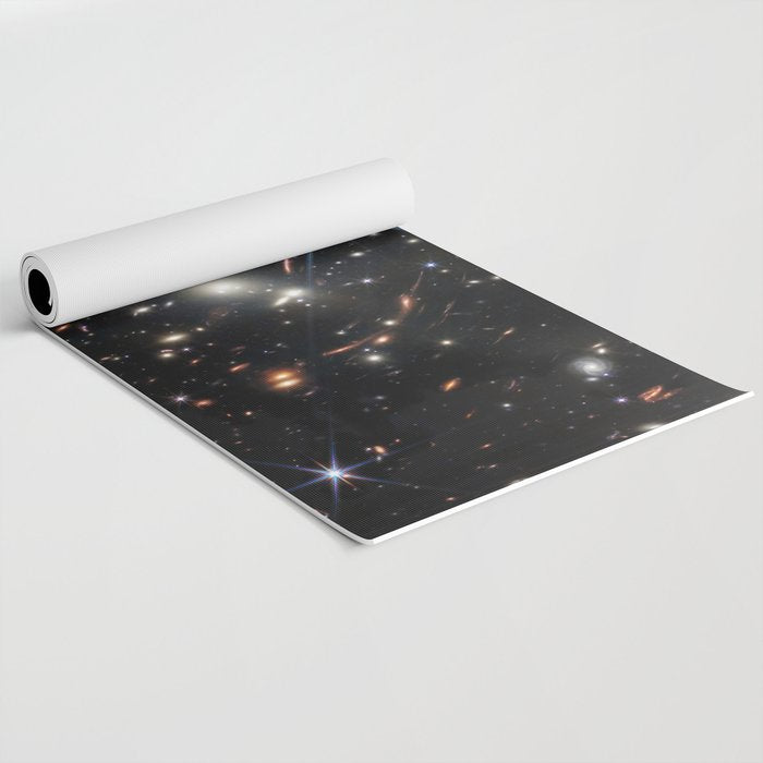 James Webb's First Deep Field (James Webb/JWST) â space poster Yoga Mat Gallery Image 2