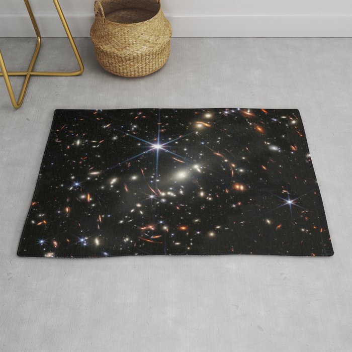 James Webb's First Deep Field (James Webb/JWST) â space poster Rug Gallery Image 1