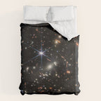 James Webb's First Deep Field (James Webb/JWST) â space poster Duvet Cover Gallery Image 6