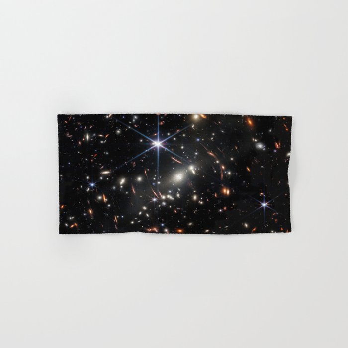 James Webb's First Deep Field (James Webb/JWST) â space poster Bath Towel Gallery Image 1