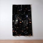 James Webb's First Deep Field (James Webb/JWST) â space poster Window Curtain Gallery Image 3
