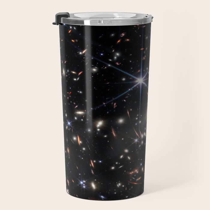 James Webb's First Deep Field (James Webb/JWST) â space poster Travel Mug Gallery Image 3