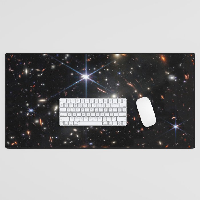 James Webb's First Deep Field (James Webb/JWST) â space poster Desk Mat Gallery Image 1