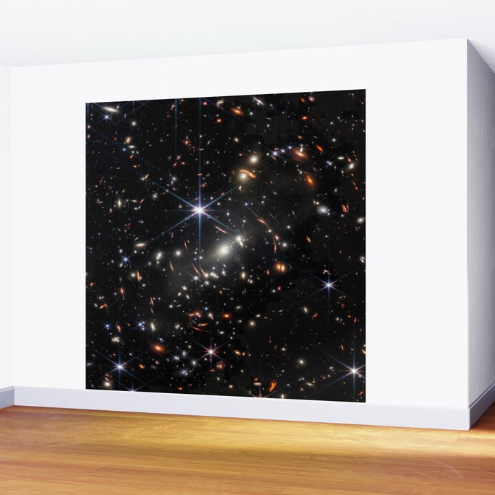 James Webb's First Deep Field (James Webb/JWST) â space poster Wall Mural Gallery Image 2
