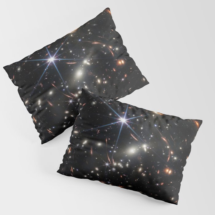 James Webb's First Deep Field (James Webb/JWST) â space poster Pillow Sham Gallery Image 3