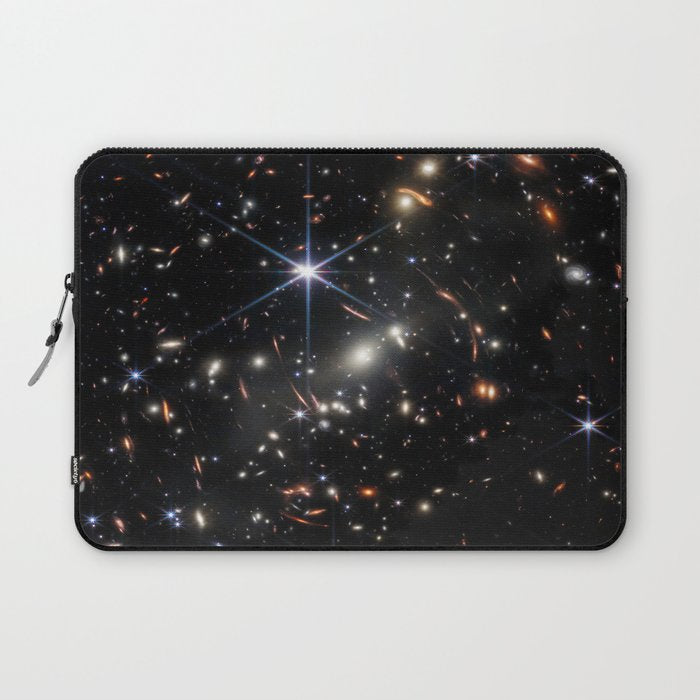 James Webb's First Deep Field (James Webb/JWST) â space poster Laptop Sleeve Gallery Image 1
