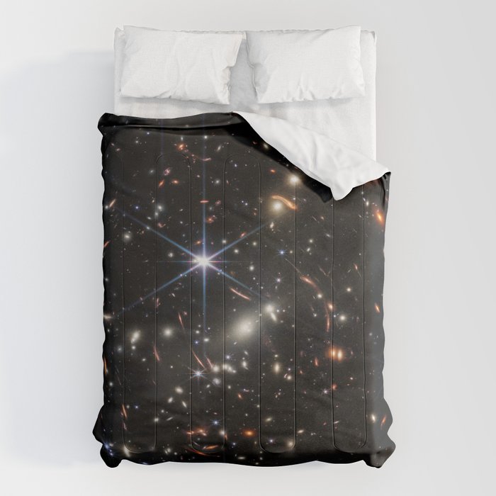 James Webb's First Deep Field (James Webb/JWST) â space poster Comforter Gallery Image 1