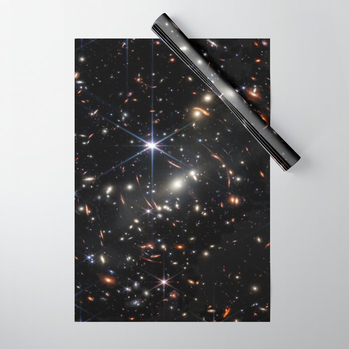 James Webb's First Deep Field (James Webb/JWST) â space poster Wrapping Paper Gallery Image 1