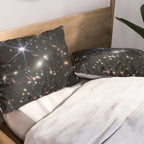 James Webb's First Deep Field (James Webb/JWST) â space poster Pillow Sham Gallery Image 2