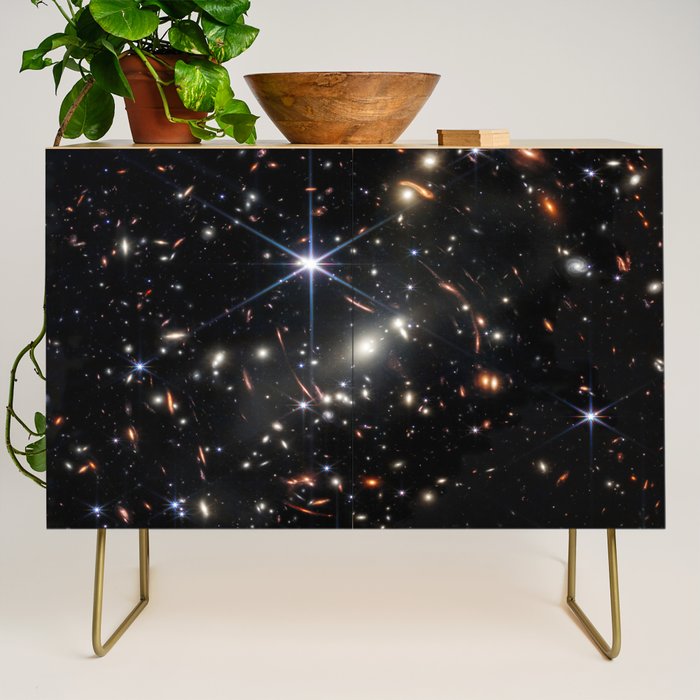 James Webb's First Deep Field (James Webb/JWST) â space poster Credenza Gallery Image 1