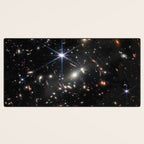 James Webb's First Deep Field (James Webb/JWST) â space poster Desk Mat Gallery Image 3