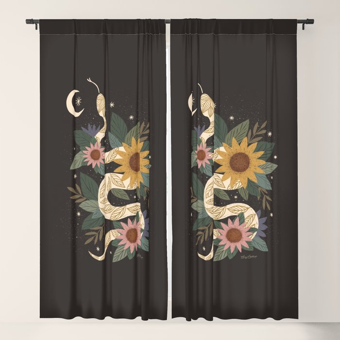 Year of the Snake - Black Window Curtain Gallery Image 5