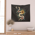 Year of the Snake - Black Wall Tapestry Gallery Image 2