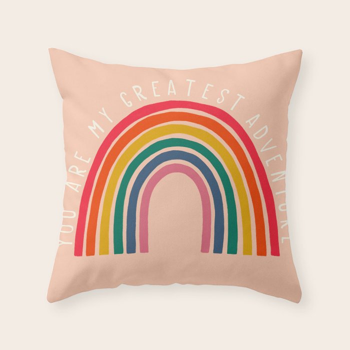 You are my greatest adventure Throw Pillow