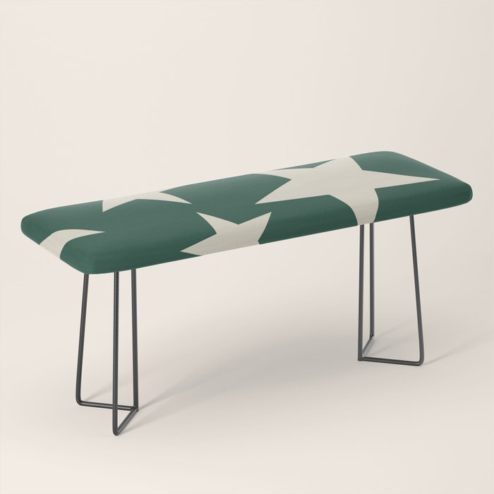 Big Ol Stars Old Money Green Bench Gallery Image 1