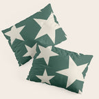 Big Ol Stars Old Money Green Pillow Sham Gallery Image 3