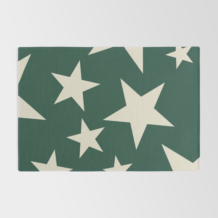 Big Ol Stars Old Money Green Rug Gallery Image 2