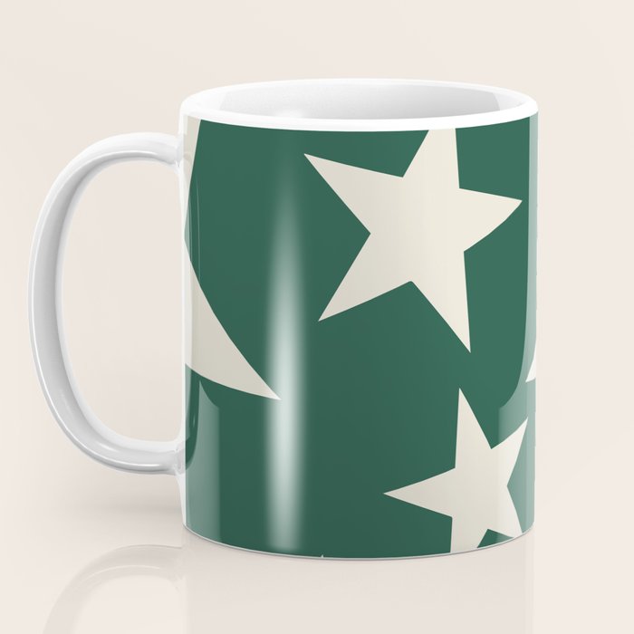 Big Ol Stars Old Money Green Coffee Mug Gallery Image 3