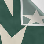 Big Ol Stars Old Money Green Wall Tapestry Gallery Image 3