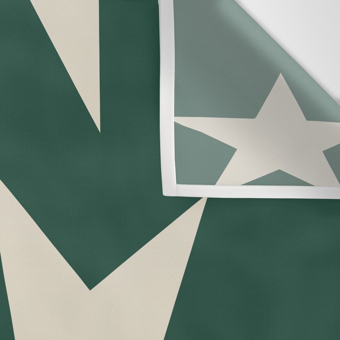 Big Ol Stars Old Money Green Wall Tapestry Gallery Image 3
