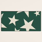 Big Ol Stars Old Money Green Desk Mat Gallery Image 3