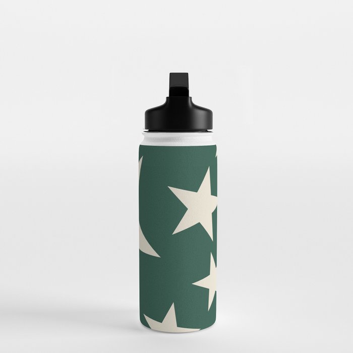 Big Ol Stars Old Money Green Water Bottle Gallery Image 3