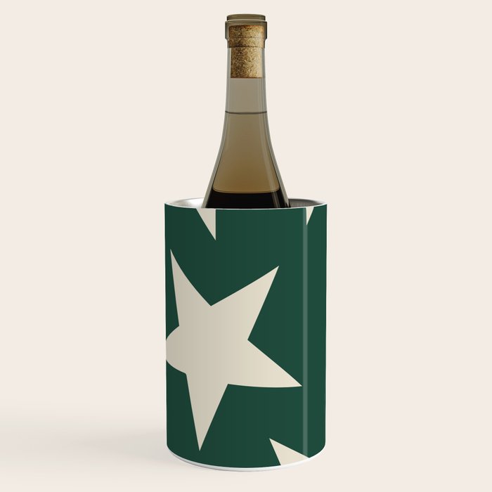 Big Ol Stars Old Money Green Wine Chiller Gallery Image 3